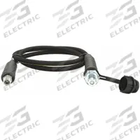 Hydraulic Hose Assembly: 1/4 in ID, CH604 x NPTF, 3 ft Lg, Black, 3/8 in x 3/8 in Fitting Size (MPN HC9203). Key specifications — Hose Color: Black; Hose Tube Material: Rubber; Fitting Type: CH604 x NPTF; Manufacturer Part Number: HC9203; Brand: ENERPAC.