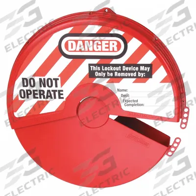 MASTER LOCK Gate Valve Lockout: Collapsible Gate Valve Lockout, For 13 in Max Hand Wheel Dia - Collapsible Gate Valve Lockouts