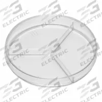 Petri Dish: 99.82 mm Dia, 14.99 mm Overall Ht, No Surface Treatment, (3) Compartments, Polystyrene (MPN 322786). Key specifications — Includes: (3) Compartments; Material: Polystyrene; Brand: QORPAK; Surface Type: No Surface Treatment.