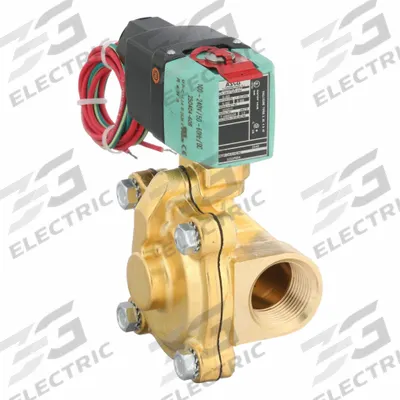 REDHAT Solenoid Valve: 2-Way, Normally Closed, 1 in Pipe Size, 100 to 240V AC/DC - 2-Way/2-Position, Normally Closed Solenoid Valves