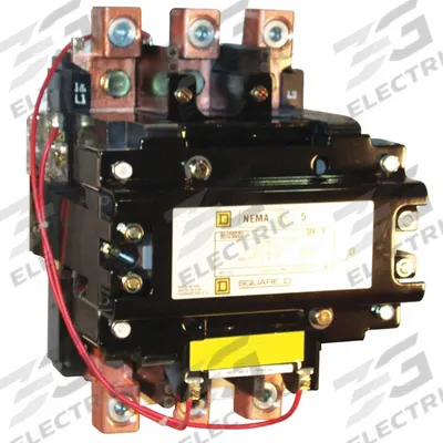 SQUARE D NEMA Magnetic Contactor: Non-Reversing, 3 Poles, NEMA Size 5, 270 A - Non-Reversing NEMA Contactors