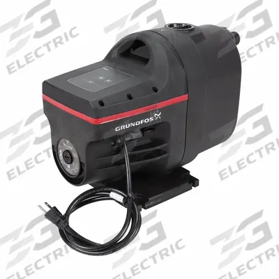 Grundfos Booster Pump: 3/4 hp, Single Phase, 115V AC, Bluetooth, 15 gpm Best Efficiency Flow - Horizontal Booster Pumps