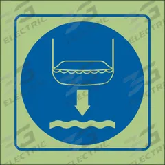 IMO (International Maritime Organization) Safety Sign: Vinyl, Adhesive Sign Mounting, 0.011 in Thick (MPN 486G11). Key specifications — Sign Mounting Style: Adhesive; Retroreflective Grade: Not Retroreflective; Glow In The Dark: Yes.