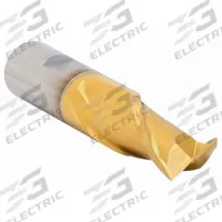 CLEVELAND Keyway End Mill: HSS, TiN Coated, 2 Flute, 3/4" Mill Dia, 1-5/16" LOC, 3-7/8" OAL (MPN C38948)