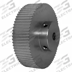 DAYTON Timing Pulley: Modified Curvilinear, Fixed, For GT Timing Belt Section, For 15 mm Belt Wd (MPN 74-3P15-6A4). Key specifications — Brand: DAYTON; Finish: Clear Anodized; For Belt Series: Powerhouse®.