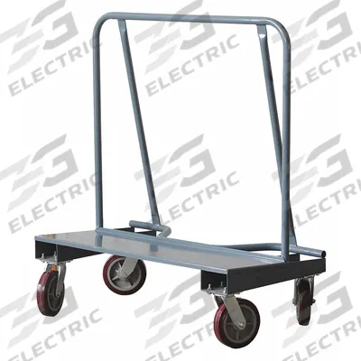 APPROVED VENDOR Panel Truck: 2,000 lb, Gray, 44 in L x 24 in W x 51 in H Deck - Sloped-Frame Panel Trucks