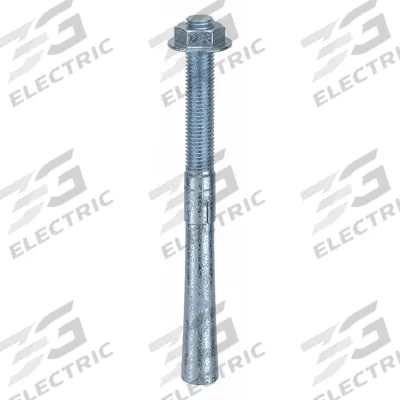 MKT FASTENING Wedge Anchor: 10 in Overall Lg, 3/4 in Dia, 3/4"-10 Thread Size, 4 in Thread Lg - Steel Wedge Anchors