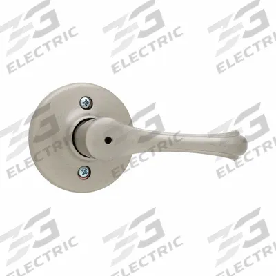 KWIKSET Door Lever Lockset: Privacy Lever Locksets, Nickel