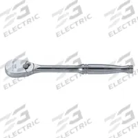 WESTWARD Hand Ratchet: Pear, Reversible, 8 1/4 in Overall Lg, Chrome, 4.3° Min Arc Swing (MPN 53YV77). Key specifications — attr1205598: Reversible; attr1205605: Quick-Release Not Included; attr1205626: Chrome; attr1205607: Pear; attr1205624: WESTWARD.