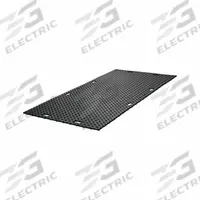 CHECKERS Composite Mat for Ground Protection: Rigid, 95 ton Load Capacity, 3 ft x 6 ft, 3 ft Wd (MPN MM36). Key specifications — Handle Type: Molded-In Handles; Series: Mamba Mat; Non-Conductive: No; Recommended Connector: RTL-D-G; Bottom Design: Diamond Plate.