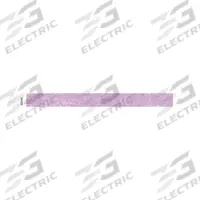 ID Wristband: No Legend, 10 in Overall Lg, 3/4 in Overall Wd, Tyvek®, Purple, 500 PK (MPN T3-19). Key specifications — attr1126094: Purple.
