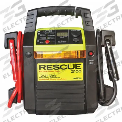 QUICKCABLE Portable Power Pack: Boosting, For 12 V DC_24 V DC Battery Volt, 2 A @12V - Handheld Power & Jump Starters