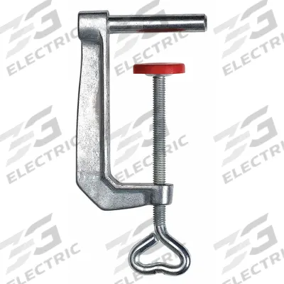 BESSEY Clamp-On Vise Base: Steel, 51/64 in Overall Lg, 4 3/32 in Overall Wd, 12 in Overall Dp - Clamp-On Vise Bases