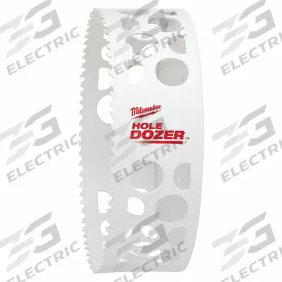 MILWAUKEE Hole Saw: 5 1/2 in Saw Dia., 3.5 Teeth per Inch, 1 5/8 in Max. Cutting Dp - Multi-Material-Cutting Hole Saws without Arbor