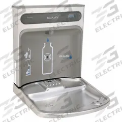 ELKAY Bottle Filler Retrofit Kit: Sensor, 18 7/8 in Ht, 17 7/8 in Wd, Stainless Steel, Gray (MPN LZWSRK). Key specifications — Compatible Product Type: 115V Pushbar-Activated EZ Style Water Coolers; Brand: ELKAY; Includes: Retrofit Bottle Filler.