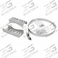 HAMMOND Pole Mount Kit: Allows Select Hammond Enclosures to be Mounted Securely to a Pole (MPN PMB6687KIT1). Key specifications — Finish: Unfinished; Brand: HAMMOND; Accessory Type: Pole Mount Kit; Application: Allows Select Hammond Enclosures to be Mounted Securely to a Pole; Features: Pole Mounting Brackets Designed to Mount Specific Enclosures; Material: Stainless Steel.