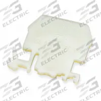 SQUARE D End Barrier: Clip-On Mount, Natural, Terminal Block (MPN 9080GP6B). Key specifications — Compatible Manufacturer Model Number: 9080GP6; Compatible with Product Type: Terminal Block; Brand: SQUARE D; Mounting Type: Clip-On Mount.