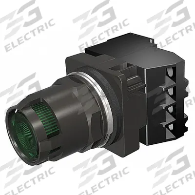 Siemens Illuminated Push Button: Illuminated, Extended Profile, Non-Metallic, 30 mm - Illuminated Extended-Length Push Buttons