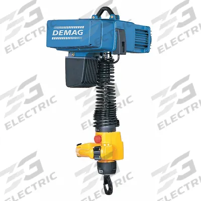 DEMAG Electric Chain Hoist: H4 - Heavy Duty, 480V AC, Hook Mounted - No Trolley - Precision-Control Electric Hoists