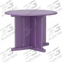 CORTECH Table: 29 in Overall Ht, 42 in Overall Dia, No Game Top, Ballast Accepted, Indigo, ISO 22196 (MPN 66749IG). Key specifications — attr1032567: CORTECH; attr1032564: Ballast Accepted; attr1032590: Polyethylene; attr1075036: Endurance.
