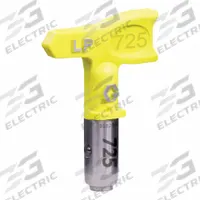 GRACO Airless Spray Gun Tip: Tips for Airless Spray Guns, Airless Spray Gun Tip, 0.025 in Tip Size (MPN LP725). Key specifications — Product Type: Airless Spray Gun Tip; Compatible with Manufacturer Model Number: 246215; Brand: GRACO; Color: Yellow; Compatible with Series: RAC X HandTite Tip Guard; Product Grouping: Tips for Airless Spray Guns.