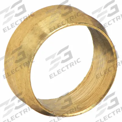PARKER Compression Fitting Sleeve: 1/2 in OD Fitting Size, Compression, Brass - Creep-Resistant Self-Aligning Brass Compression Fittings