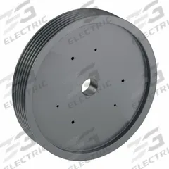 APPROVED VENDOR V-Belt Pulley: B250, 6 Groove, 25.35 in OD, Bushed Bore, E, Quick Detachable (MPN 6B250E). Key specifications — Pulley Industry Number: B250; Pitch Diameter: 25 in (5L, B); For Belt Section (broad, with similar types): 5L, B, or BX.