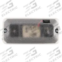 J.W. SPEAKER Dome Light: Rectangular, 12-24V DC, LED, Clear, Black, 3 in Overall Ht, 1 in Overall Wd (MPN 411). Key specifications — Lens Color: Clear; Mount Type: Screw; Electrical Connection: Pigtail; Housing Color: Black; Brand: J.W. SPEAKER; Operating Voltage: 12-24V DC; Mount Style: Recessed.