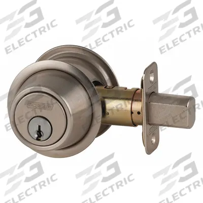 SCHLAGE Deadbolt Lock: Cylindrical, 1 7/8 in Door Thick - Max - Standard Cylindrical Deadbolts