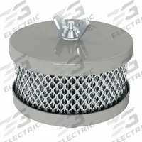 SOLBERG Filter Silencer: 3/4 in Inlet Size, 15 scfm, 4 in Overall Ht, 4.5 in Outside Dia, Paper (MPN FT-14-075). Key specifications — attr60071: FT-14-075; attr60074: SOLBERG.