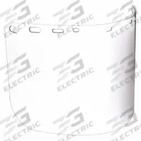 BULLARD Face Shield Visor: 15 in Overall Wd, 8 in Overall Ht, 0.04 in Overall Thick, Clear, Uncoated (MPN 840P). Key specifications — Material: Polycarbonate; Brand: BULLARD.
