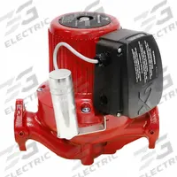 Circulating Pump: 3/4 hp HP, 230V AC, Cast Iron, 3, 53 ft Max. Head, 11 1/2 in Face to Face, Inline (MPN 96402783). Key specifications — Nameplate Voltage: 230V AC; Connection Type: Flange; Brand: GRUNDFOS; Includes Volute: Volute Included; Efficiency: Standard Efficiency; System Type: Potable Water.