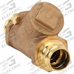 APOLLO Swing Check Valve: Swing, Y-Style Valve Body, 2-Way, 1 1/2 in Pipe Size, Press x Press, Press (MPN 61YLF207T1PR). Key specifications — Brand: APOLLO.