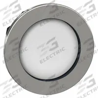 SCHNEIDER ELECTRIC Push Button Head: 30 mm Panel Size, Non-Illuminated, Metallic, White (MPN ZB4FA16). Key specifications — Manufacturer Part Number: ZB4FA16; Compatible Operator Illumination: Non-Illuminated; Compatible with Series: XB4; Head Attachment Type: Screw-On; Head Material: Metal; Brand: SCHNEIDER.