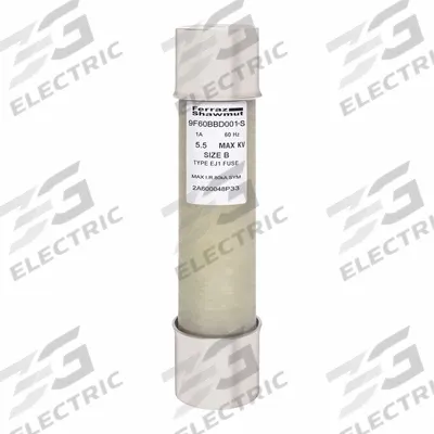 MERSEN Medium Voltage Fuses: 9F60 Series, R-Rated, 5.5 kV AC, 1 A, Gen Purpose - Fast-Acting & General-Purpose Cylindrical Fuses
