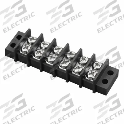 IDEAL Terminal Strip: 6 Poles, 22 AWG – 14 AWG For Wire Sizes - Surface Mount Barrier Strips