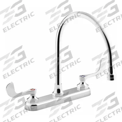 KOHLER Gooseneck Kitchen Faucet: Triton Bowe, Brass, Widespread, Deck, 3 Mounting Holes - Centerset Kitchen Faucets