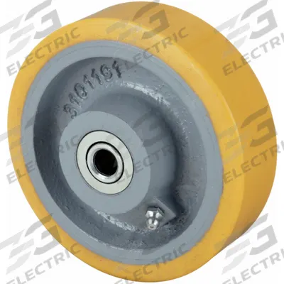 APPROVED VENDOR Caster Wheel: 5 in Wheel Dia., 1 1/2 in Wheel Wd, Polyurethane - Polyurethane Tread on Iron Core Wheels