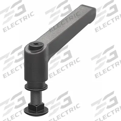 80/20 L-Handle: 25 Series, 51.9 mm L x 13.8 mm W, Black - Linear Bearing Brake Kits