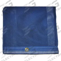 MAURITZON Tarp: 19.5 ft Lg, 9.5 ft Wd, Std Duty, 5 mil, Vinyl, Blue, 10 oz/sq yd, PVC Coated (MPN MBT-12-02-1020). Key specifications — Color: Blue; Brand: MAURITZON; Fabric Coating: PVC Coated.
