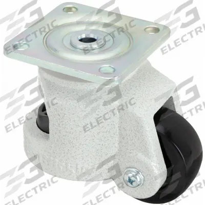 APPROVED VENDOR Plate Caster: 2 13/16 in Wheel Dia, 4 13/16 in Mounting Ht, Swivel, 2,205 lb Load Capacity - General Purpose Leveling Plate Casters