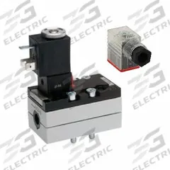 AVENTICS Solenoid Air Control Valve: Series 581, Double Solenoid, Five-Way / Two-Position, Female (MPN 5811111120). Key specifications — attr1077643: Hardwired; attr1093108: Solenoid Coil Included; attr1077629: AVENTICS; attr1077665: Internal Pilot; attr1077689: Spring Return; attr1077692: 581; attr1077625: 5811111120; attr1077666: Normally Open/Normally Closed.