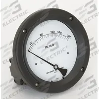 MIDWEST INSTRUMENT Differential Pressure Gauge: Back, 1/4 in NPT Female, Model 142, 4 1/2 in Dial (MPN 142-SC-00-OO-200H). Key specifications — Sensor Type: Diaphragm; Series: Model 142; Housing Material: 316 Stainless Steel; Certificate of Calibration: Not Included.