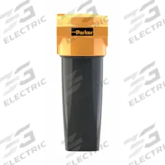 PARKER Compressed Air Filter: 1 micron, 1 1/2 in NPT, 339 cfm, 232 psi Max Op Pressure (MPN AOPX035GNFX). Key specifications — attr241482: No; attr110918: Yes; attr110926: Aluminum; attr110904: PARKER.