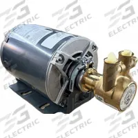 FLUID-O-TECH Rotary Vane Pump: Direct Drive, 1/3 hp, 115/230V AC, Brass Body, Carbon Graphite Vanes (MPN PB401X-50M). Key specifications — Brand: FLUID-O-TECH; Strainer: 75 Micron; Ports: 3/8" NPT.