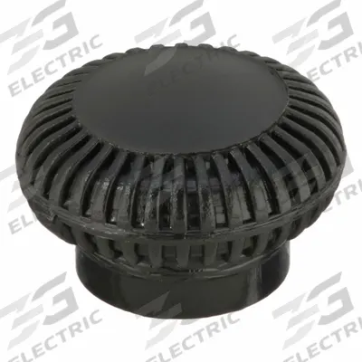 INNOVATIVE COMPONENTS Hand Knob: Knurled, Plastic w/ Steel Thread, #10-32 Thread - Knurled Knobs with Threaded Hole
