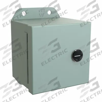 HAMMOND Electrical Enclosure: Steel, 4 in x 4 in x 3 in, NEMA 12/13/3R/4, w/Panel - Steel Washdown Enclosures