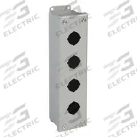 WIEGMANN Push Button Enclosure: 30mm, 4 Holes, Carbon Steel, NEMA 12 (MPN PSL4). Key specifications — attr211299: WIEGMANN; attr1043605: Indoor Dust & Water Droplets.