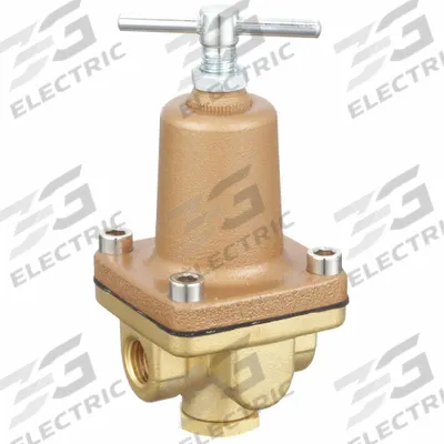 APPROVED VENDOR Pressure Regulator: FNPT x FNPT, 3/8 in Pipe Size, Brass, 1 psi to 25 psi - Standard Capacity Water Pressure Regulators
