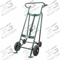 APPROVED VENDOR Drum Hand Truck: For 30 gal_55 gal Cntnr Cap, For Steel Container Material, Prong (MPN 9WCX3). Key specifications — Overall HxWxD: 60 in x 26 in x 17-1/2 in; Wheel Type/Material: Tread on Core Rubber; For Container Material: Steel; Brand: APPROVED VENDOR.